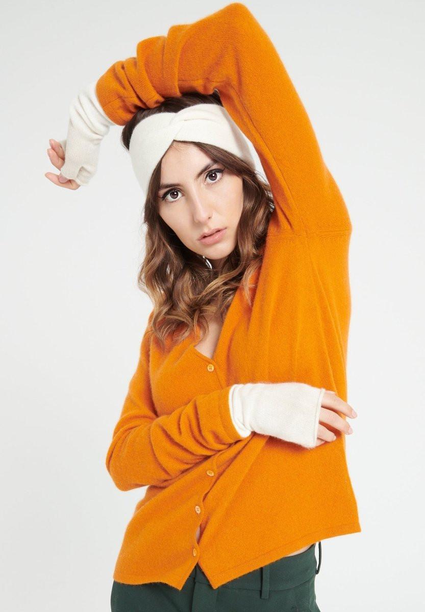 Studio Cashmere8 Kaschmir Fingerlose Fäustlinge  