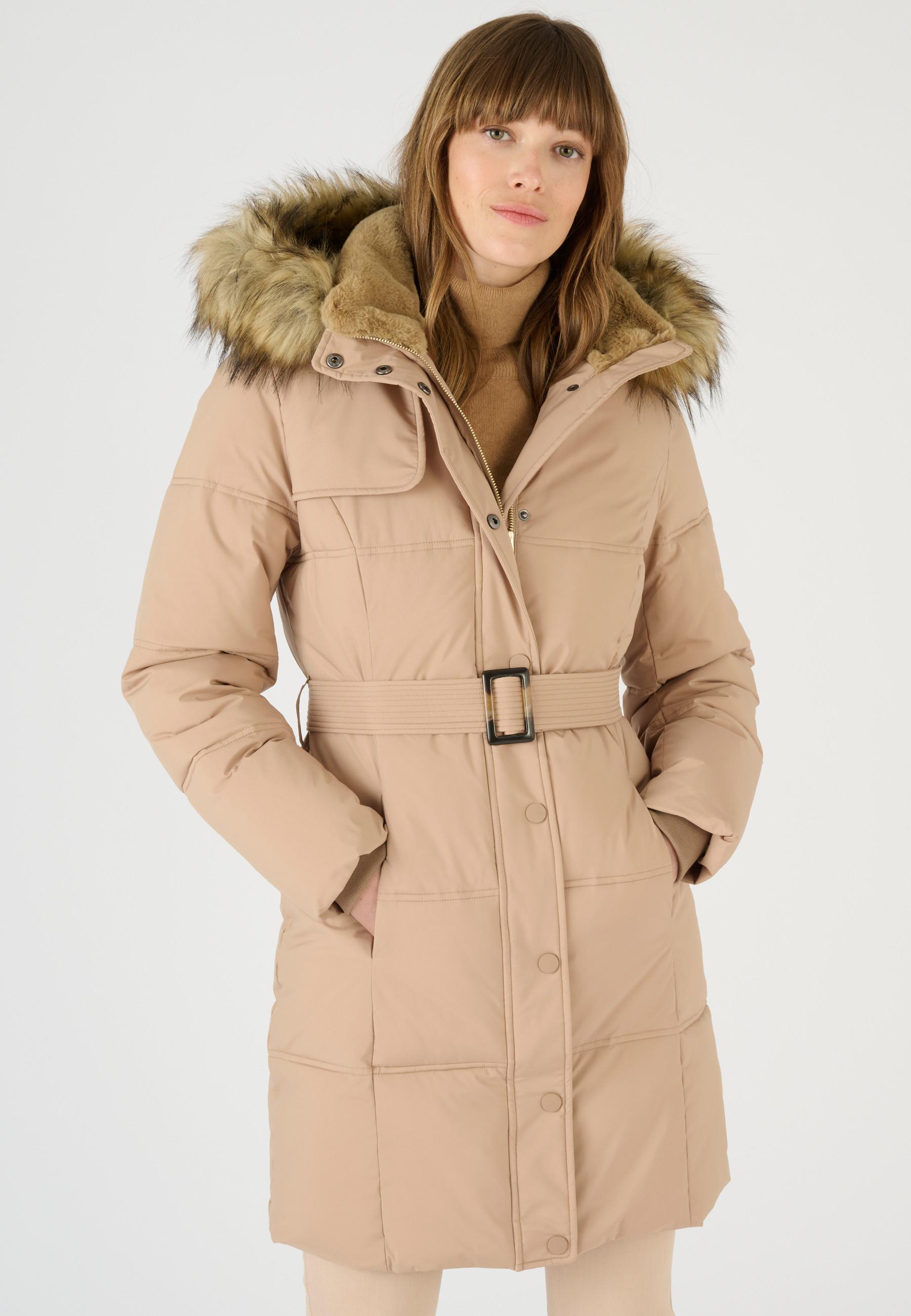 Image of Gesteppter Parka Mit Passe Thermolactyl Damen Braun 46-48