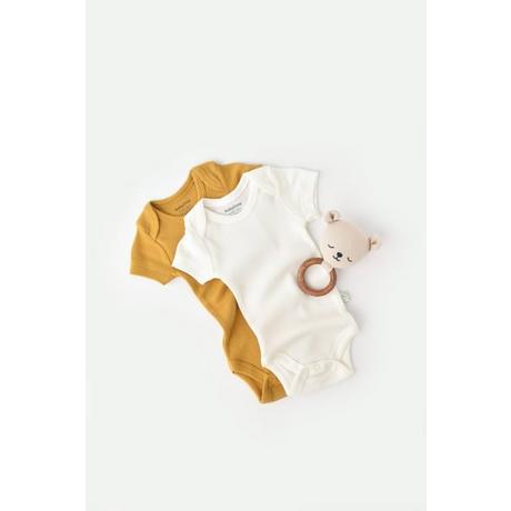 BabyCosy Organic  Body, kurzarm, 2 Pack 