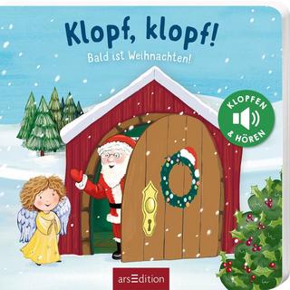 Klopf, klopf! Bald ist Weihnachten! Hughes, Denise (Illustrationen) Copertina rigida 