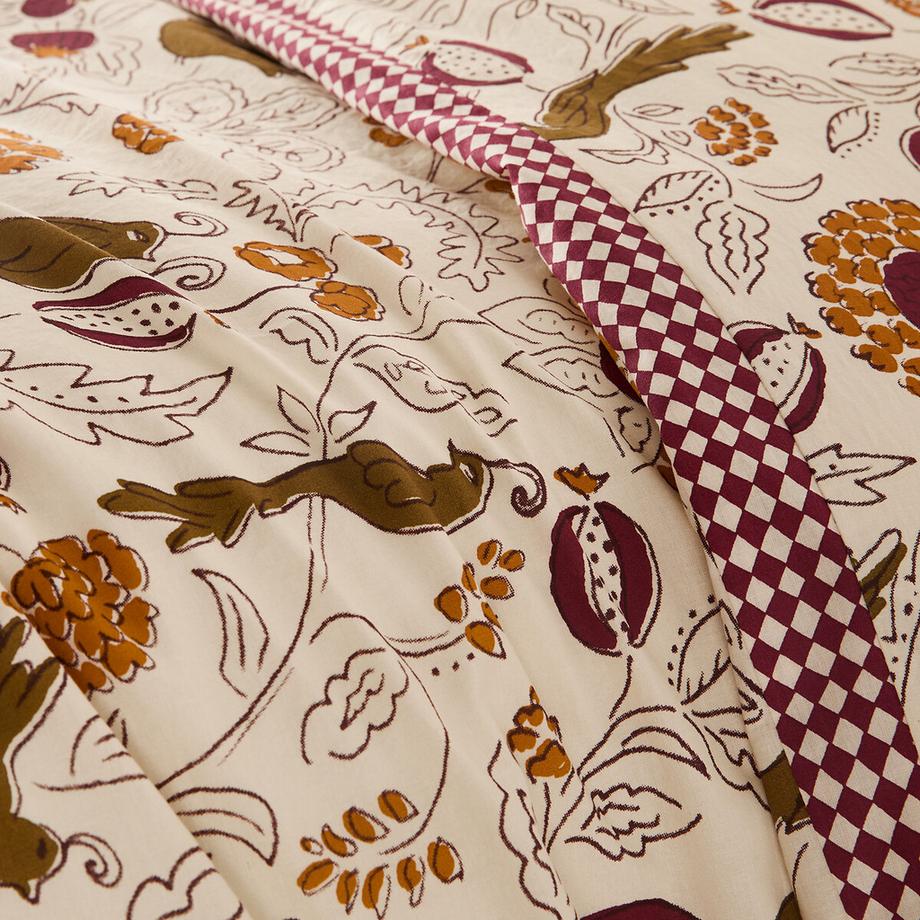 La Redoute Intérieurs Bettdeckenbezug aus gewaschener Baumwolle  