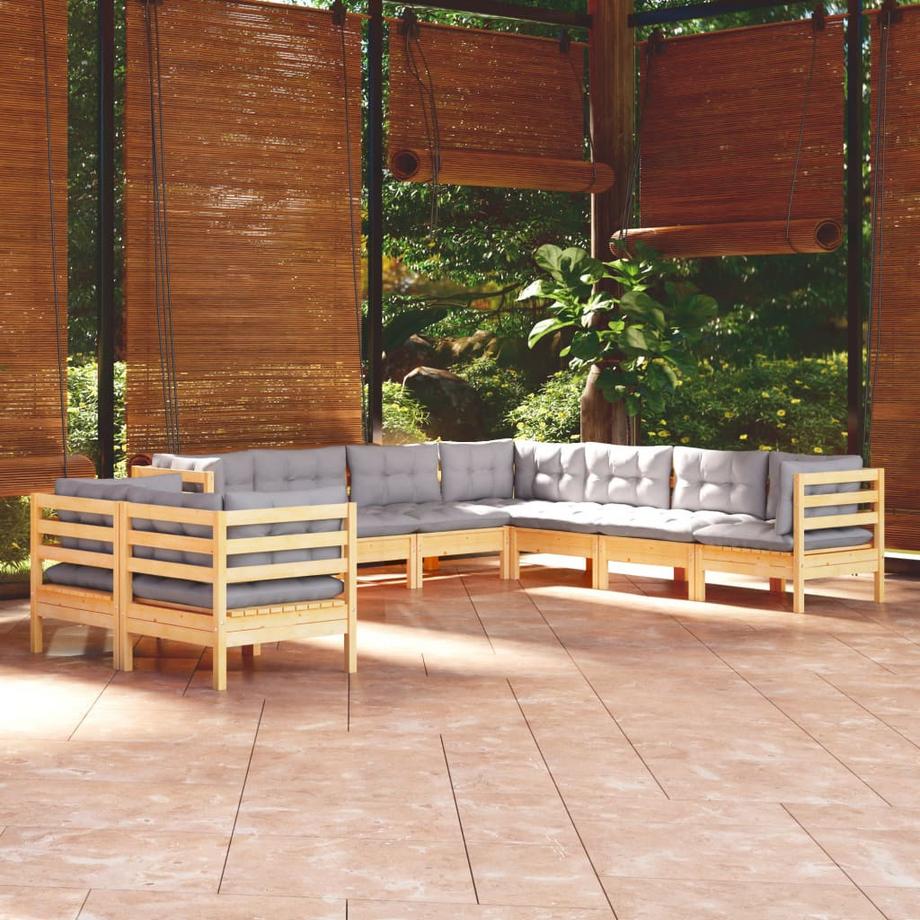 VidaXL Garten-lounge-set kiefernholz  
