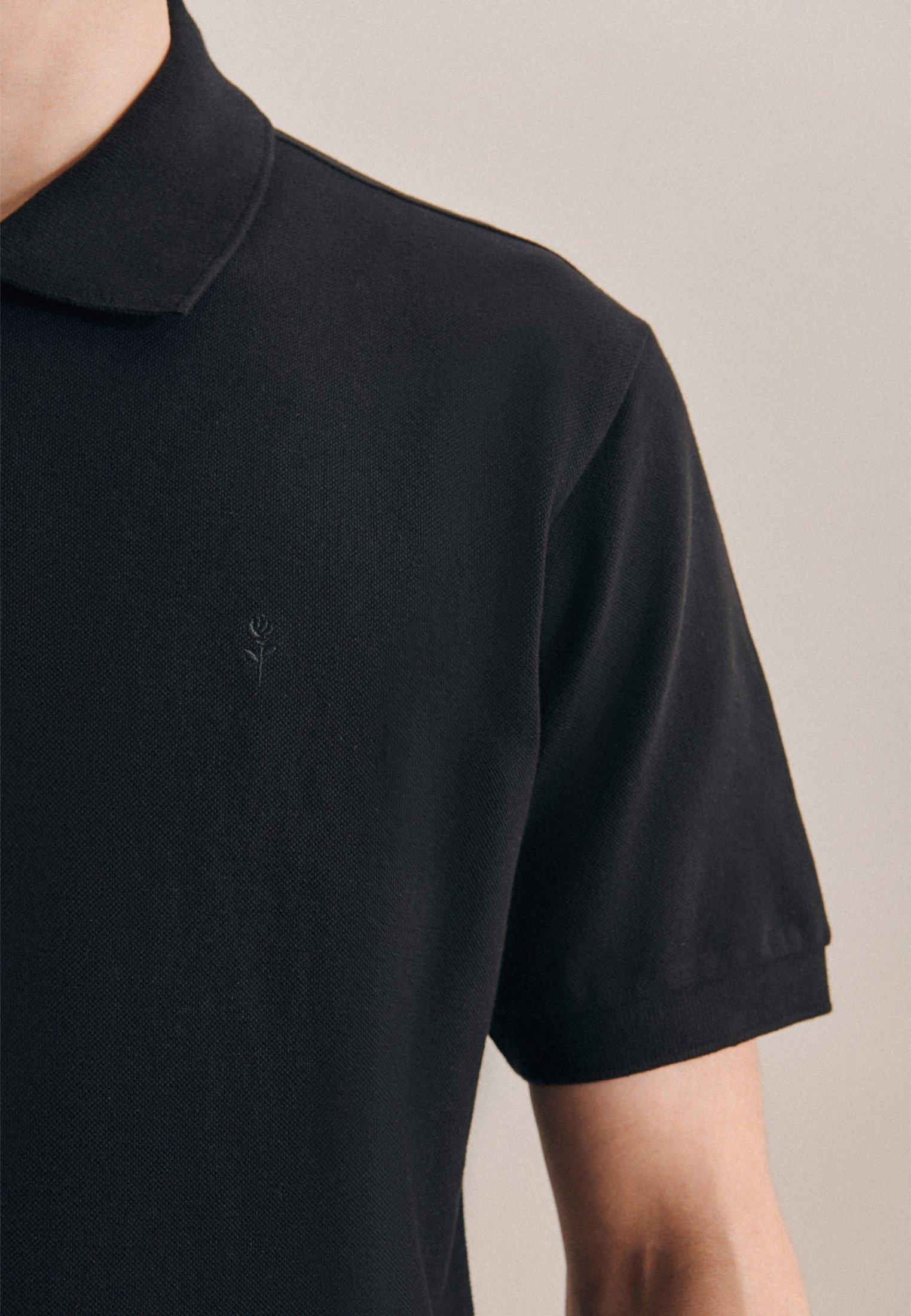 Seidensticker  Polo Slim Fit Kurzarm Uni 