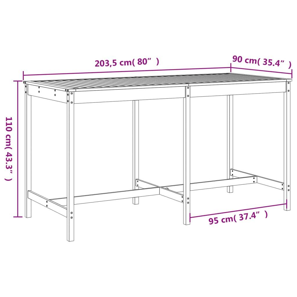 VidaXL Gartenbar set kiefernholz  