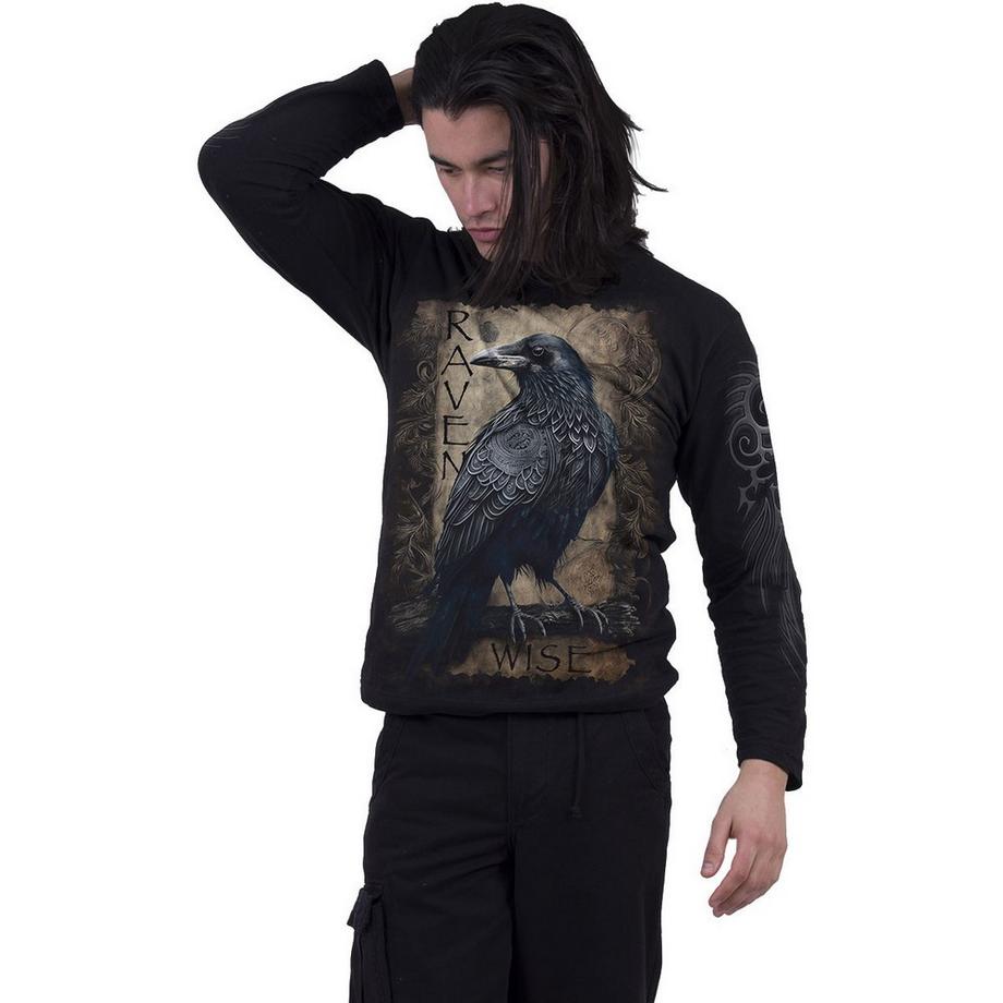 Spiral Raven Wise Langärmeliges T-Shirt  