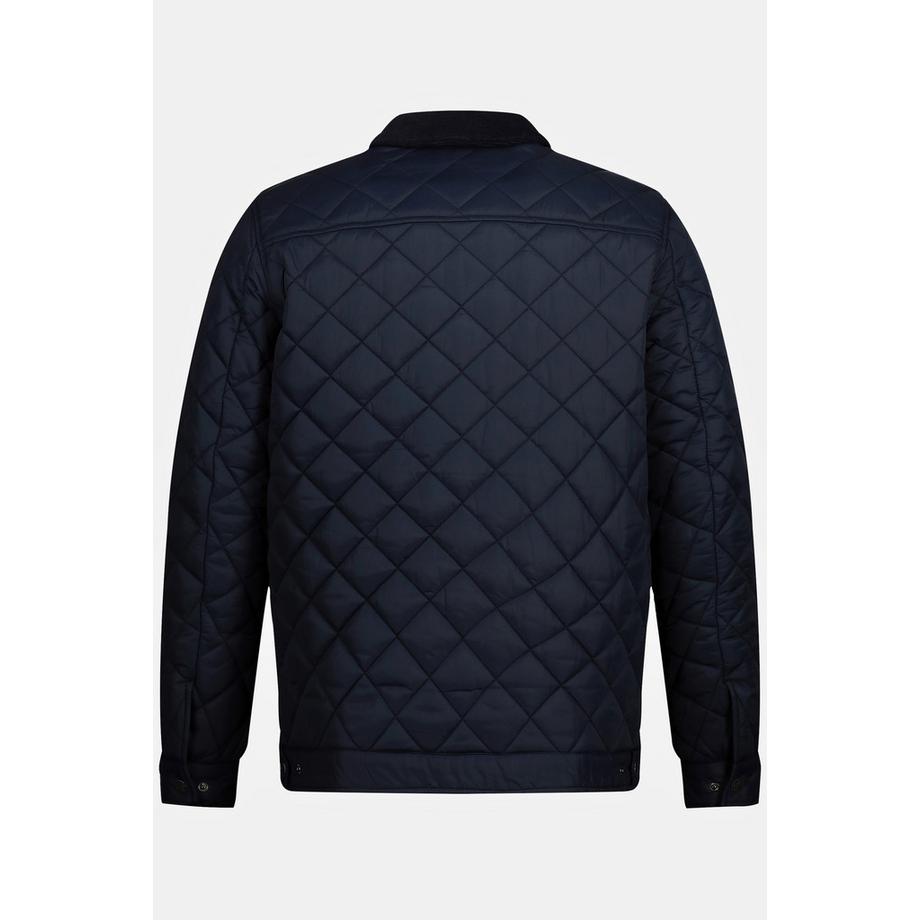 JP1880 Steppjacke Cordkragen Zipper  