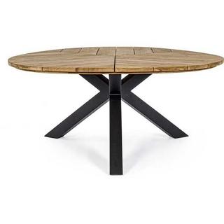 mutoni Table de jardin Palmdale 160 carbone  