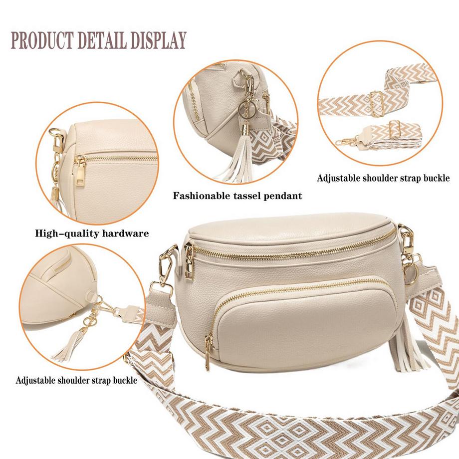 Only-bags.store Grand Sac Bandoulière Sac Téléphone Cuir Vegan Blocage RFID  