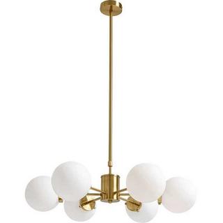 KARE Design Hängeleuchte Heavenly gold rund 70  