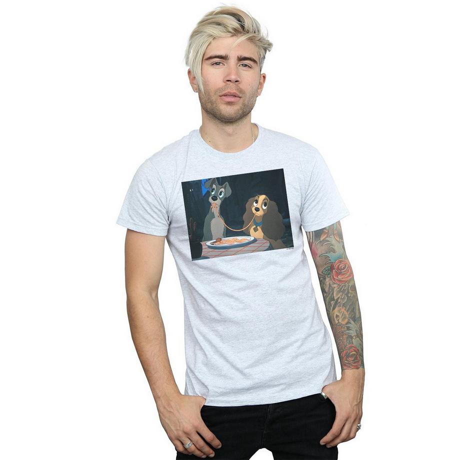 Disney Lady And The Tramp Spaghetti Slurp T-Shirt  
