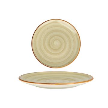 Piatto Da Dessert - Aura Terrain -  Porcellana - 23 cm- set di 6