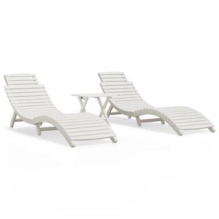 VidaXL Chaise longue bois d'acacia  