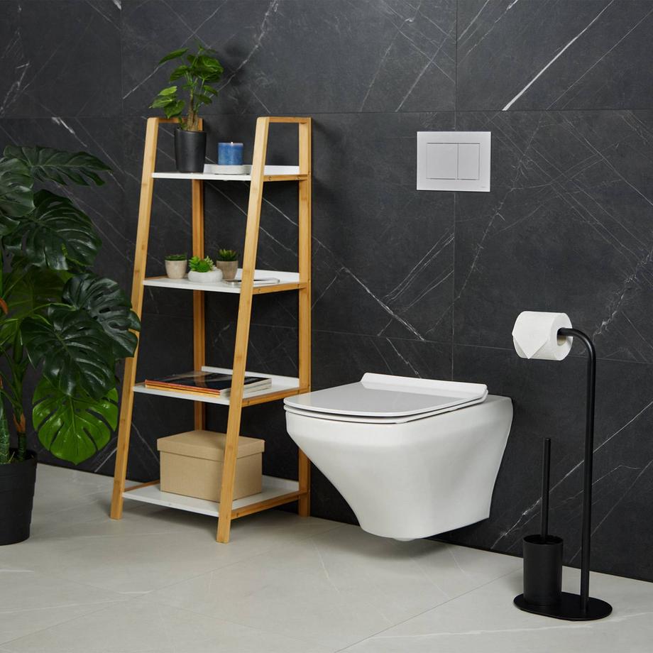 Northio  Ensemble WC avec 2 têtes de brosse de rechange 