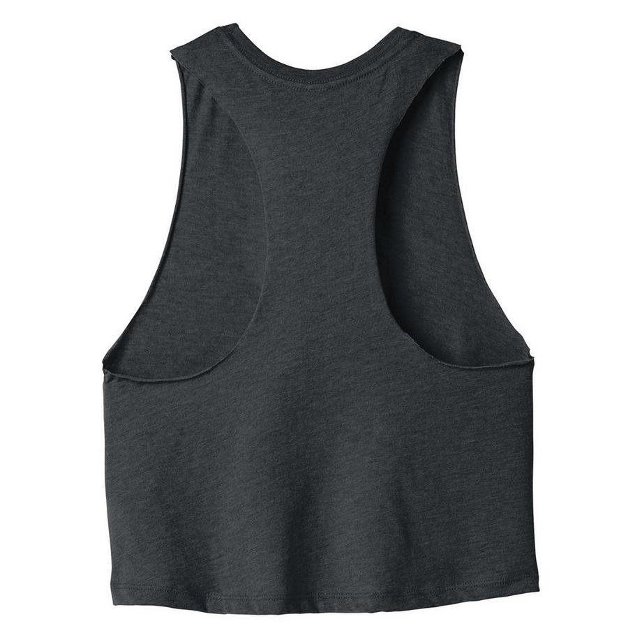 Bella + Canvas Crop Canotta Racerback  