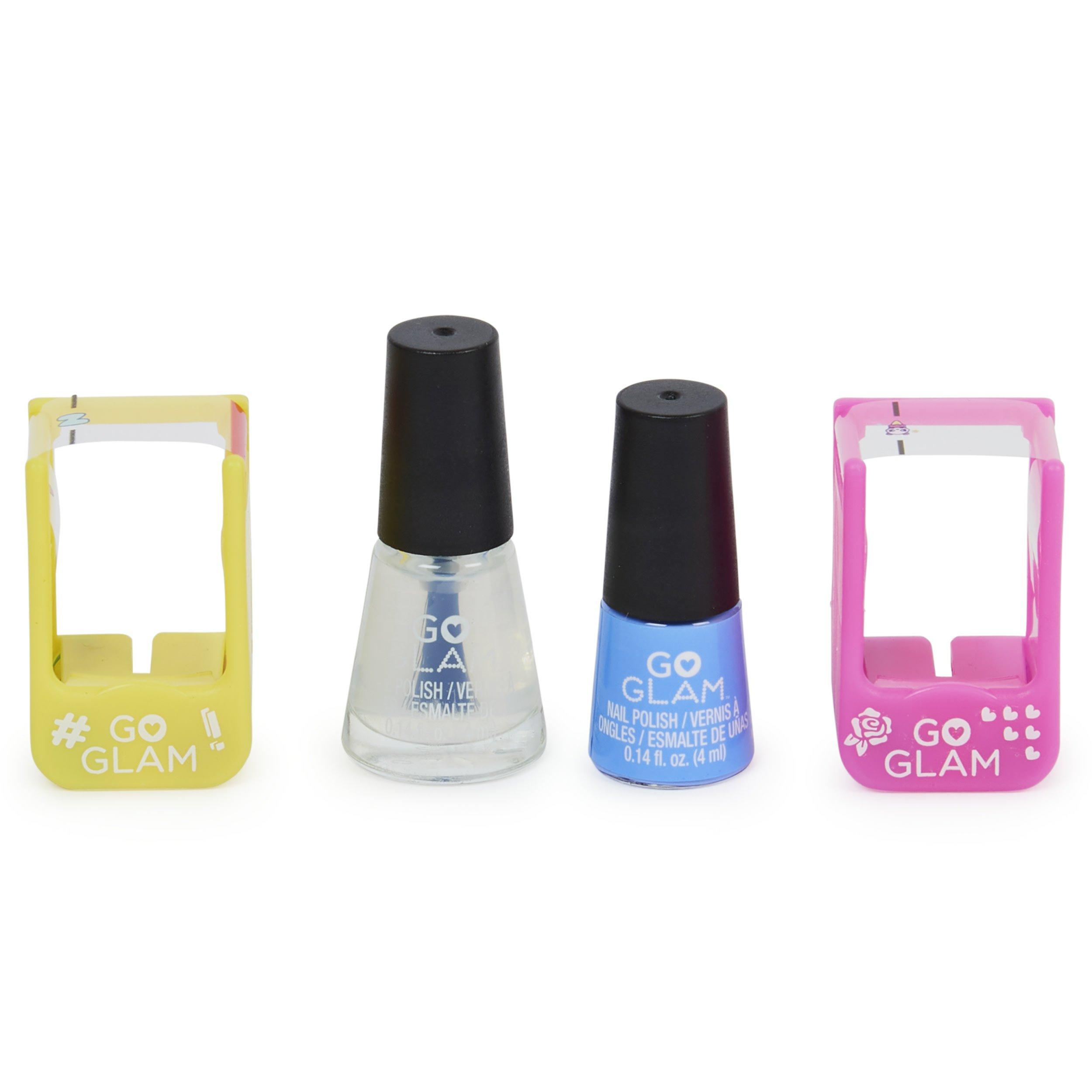 Spin Master  Cool Maker GO GLAM Refill Pack avec 2 cartouches de motifs et du vernis à ongles à utiliser avec la machine à ongles du U-nique Nail Salon, kit de manucure 