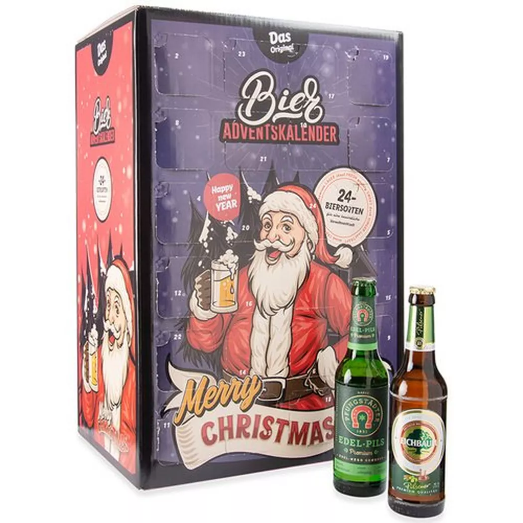 Geschenkidee - Bier Adventskalender international, One Size