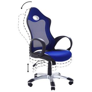 Beliani Chaise de bureau en Tissu maillé Traditionnel iCHAIR  