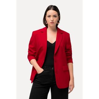 Ulla Popken  Blazer, Oversized, Reverskragen, Polyesterfutter 