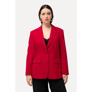 Ulla Popken  Blazer, Oversized, Reverskragen, Polyesterfutter 