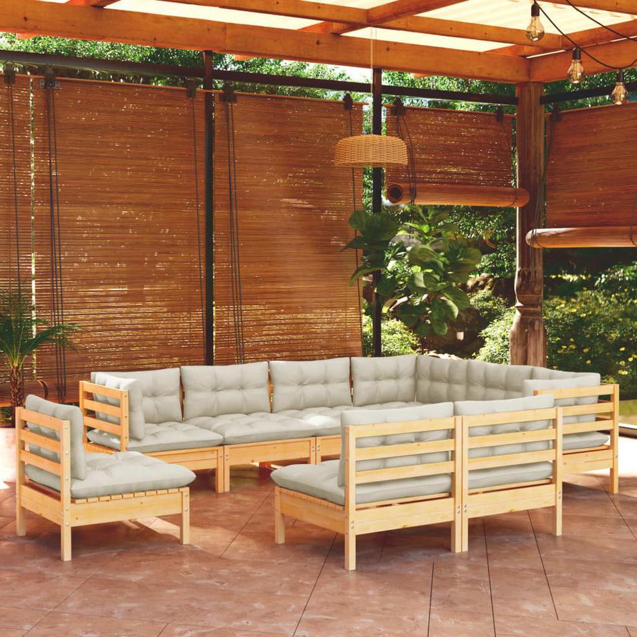 VidaXL Garten-lounge-set kiefernholz  
