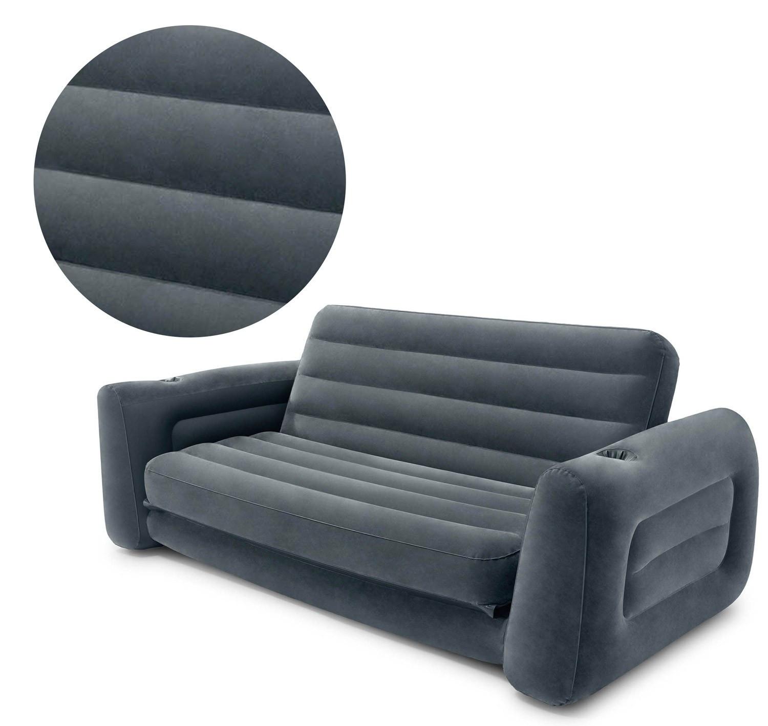 B2X 2-in-1 Samtmatratze Sofa mit Pumpe  