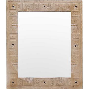 Spiegel Zoprax Mangoholz natur 79