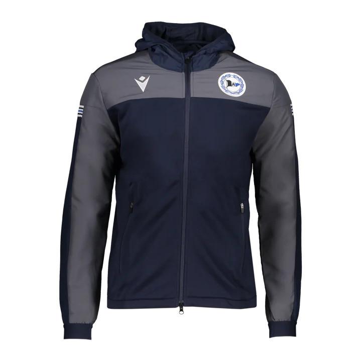 macron  prematch joggingjacke dsc arminia bielefed anthem 2022/23 