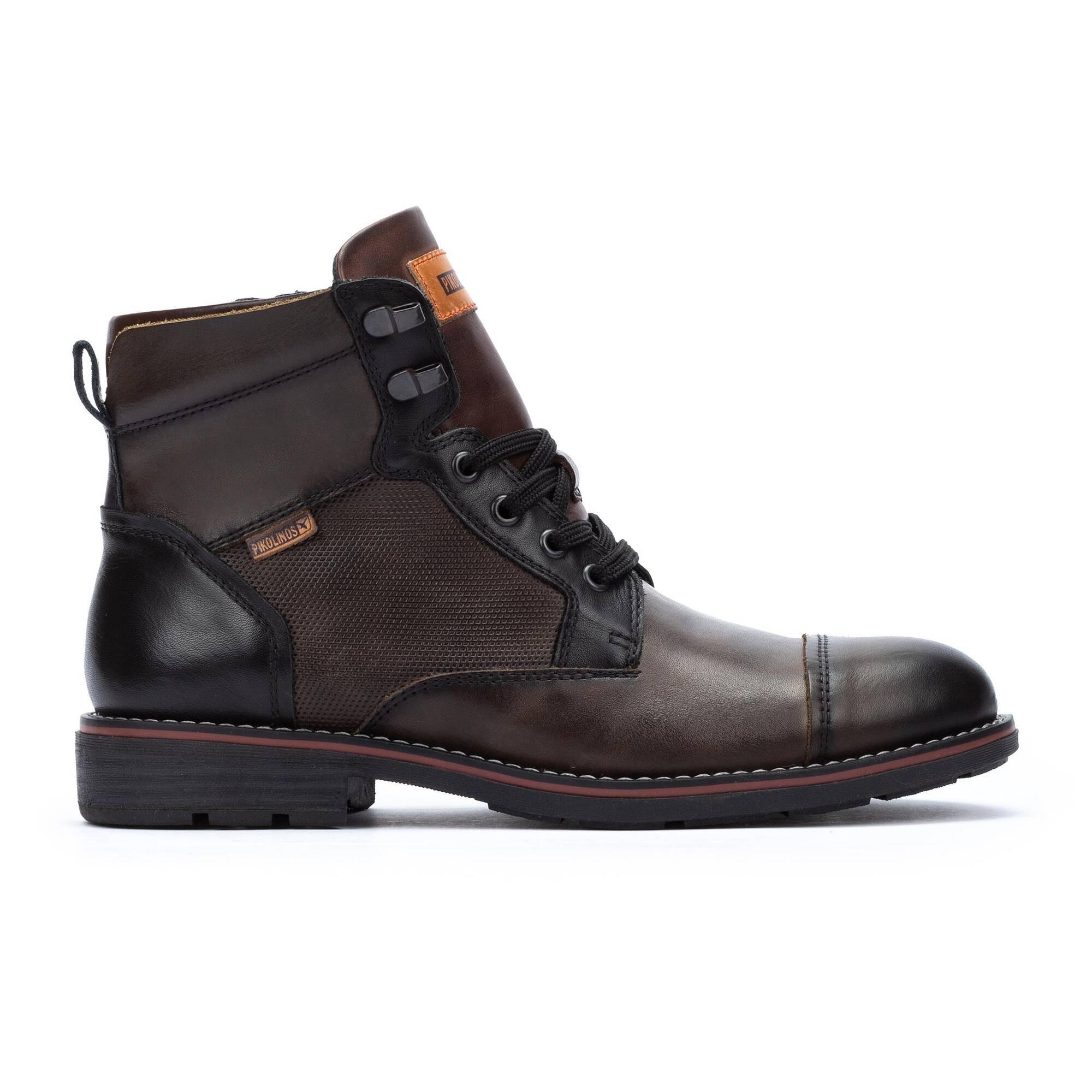 Image of York - Leder Stiefelette Unisex Grün 39