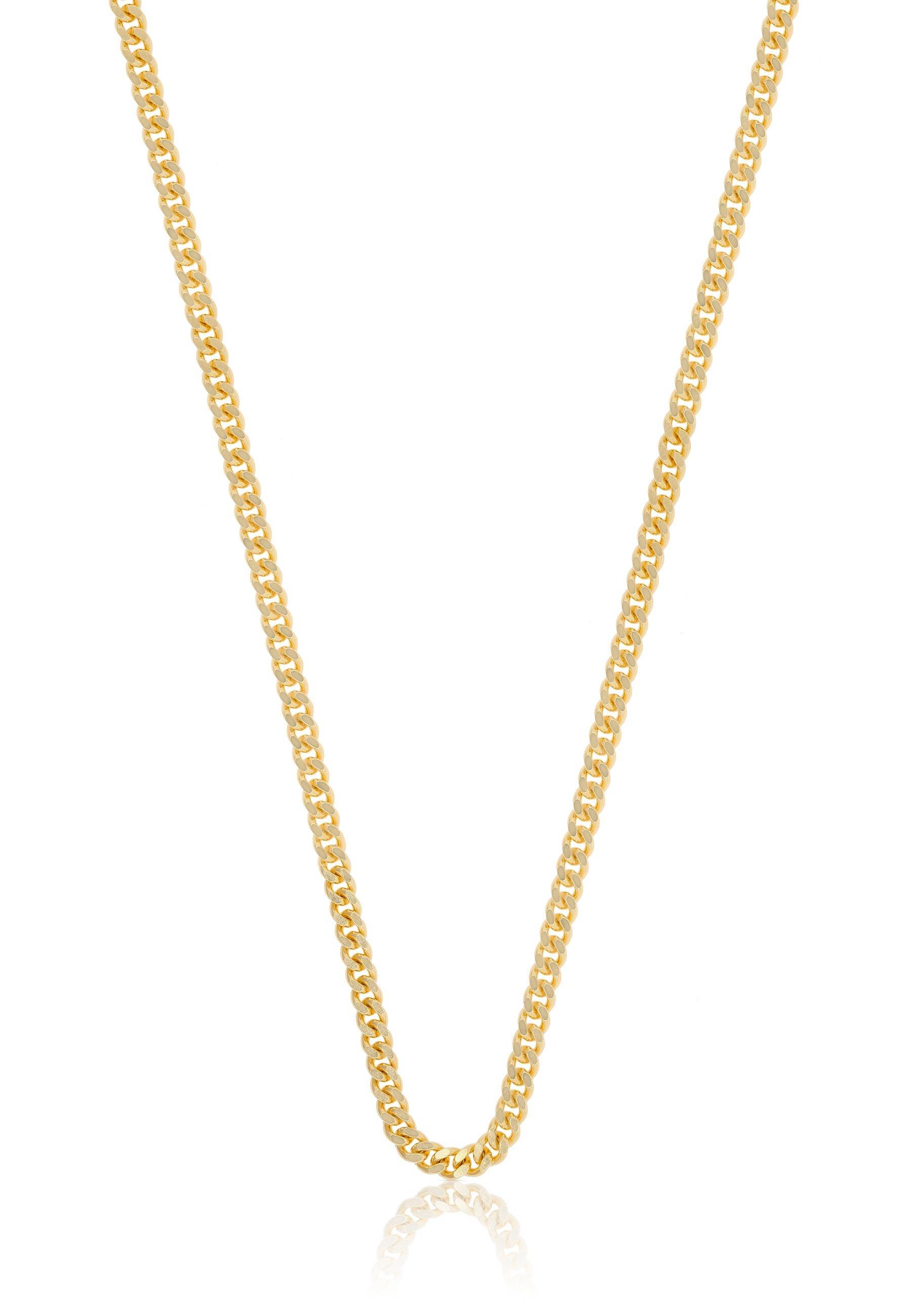 Image of Collier Panzer Gelbgold 750, 2.3mm, 55cm Damen Gelbgold 55 CM
