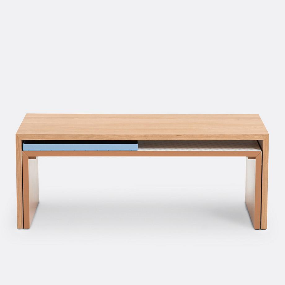 La Redoute Intérieurs Table basse gigogne avec plateau Nesting  