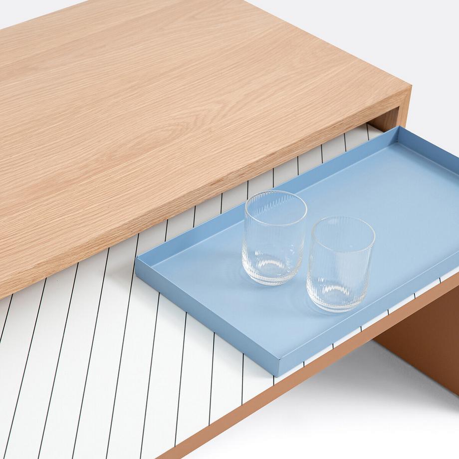 La Redoute Intérieurs Table basse gigogne avec plateau Nesting  