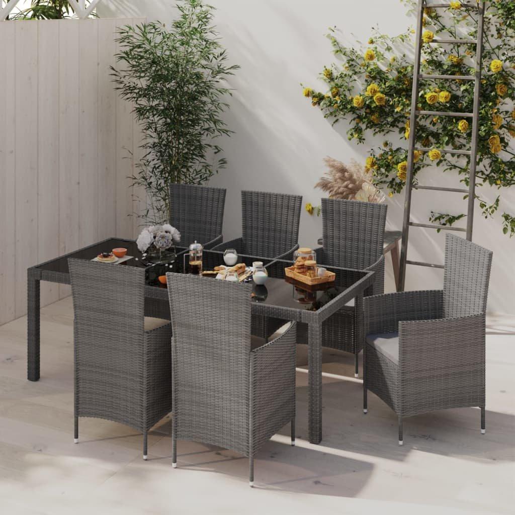 VidaXL Garten essgruppe poly-rattan  