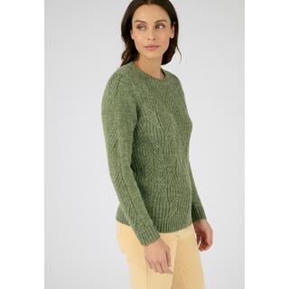 Damart  Pull col rond maille chinée Thermolactyl 