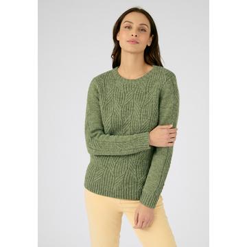 Pull col rond maille chinée Thermolactyl