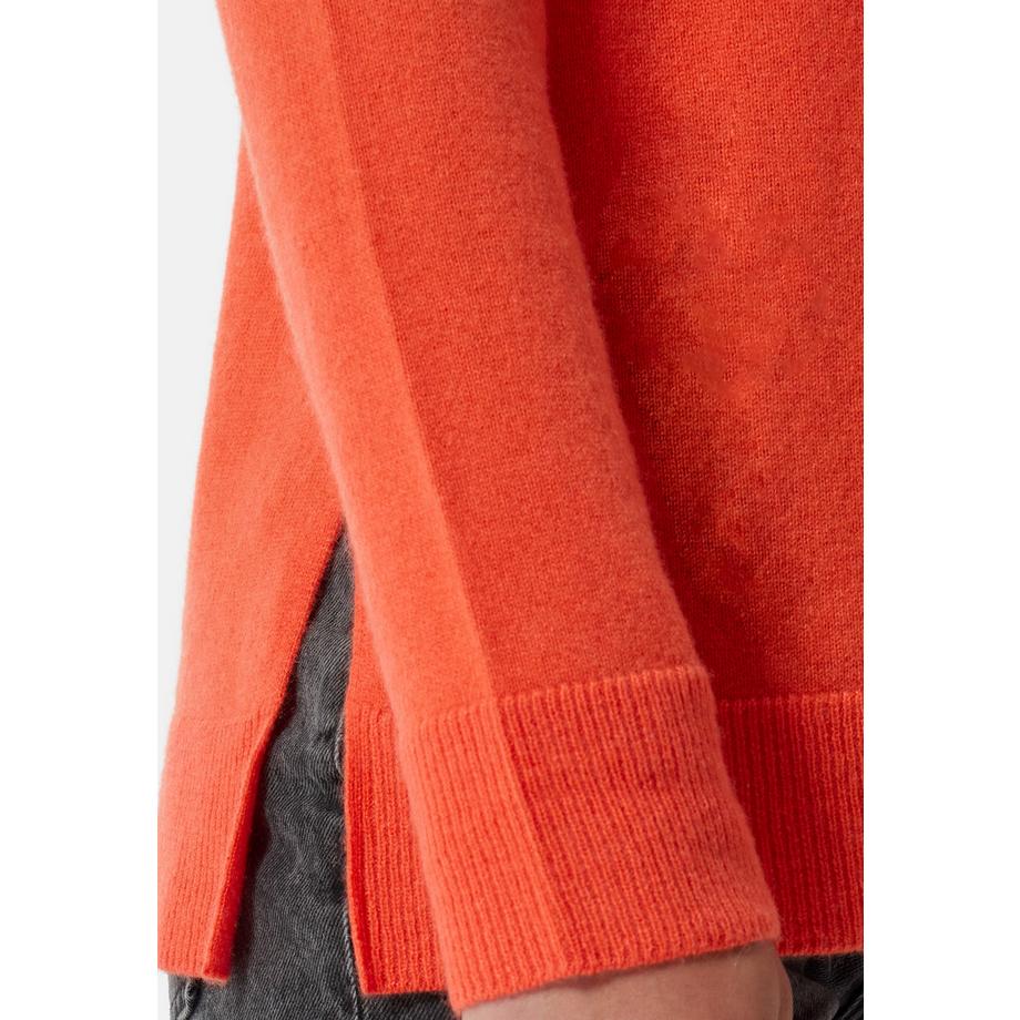 CASH-MERE.CH Pullover mit Seitenschlitzen  