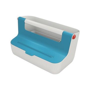 LEITZ Aufbewahrungsbox Cosy 6125-00-61 blau/weiss 387x234x216mm