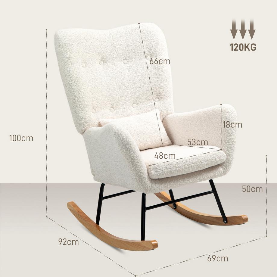 HOMCOM Schaukelstuhl  