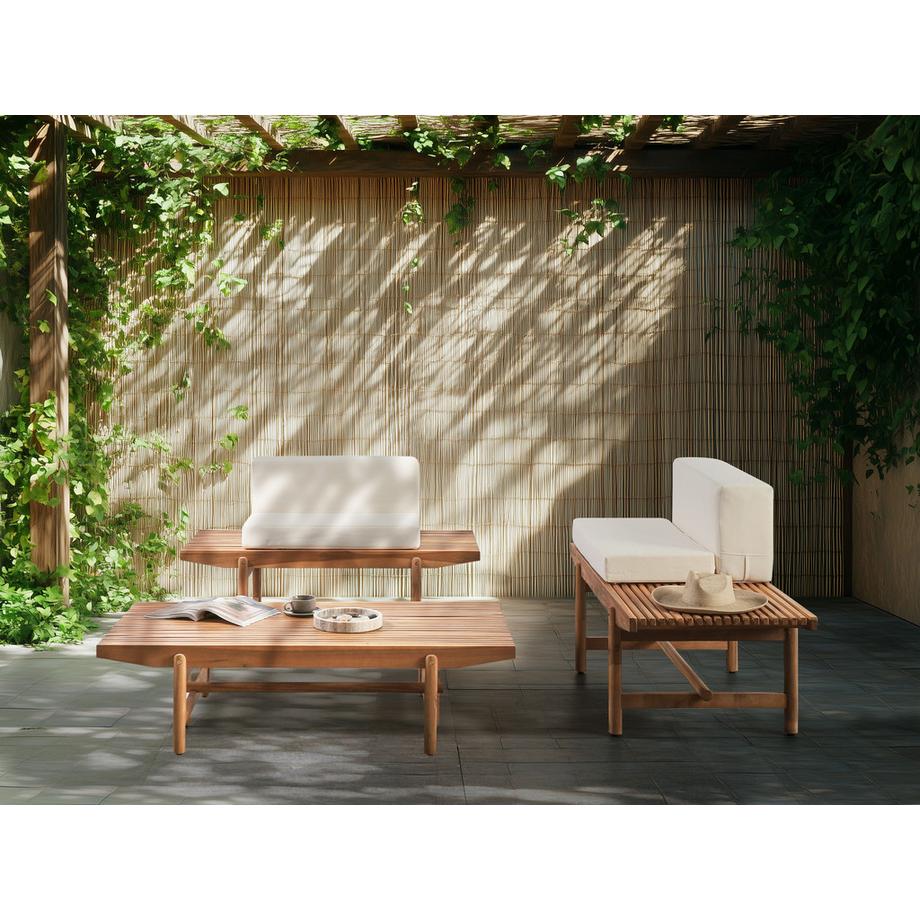 Beliani Salotto da giardino en Legno d'acacia Rustico GIAVENO  