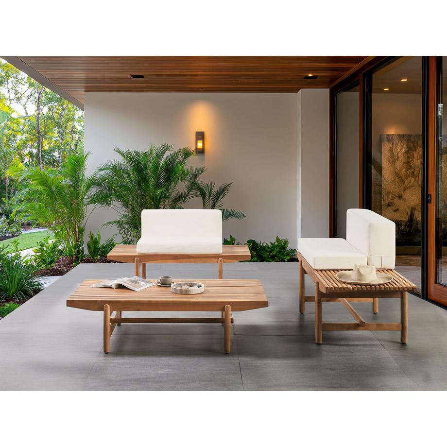 Beliani Salotto da giardino en Legno d'acacia Rustico GIAVENO  