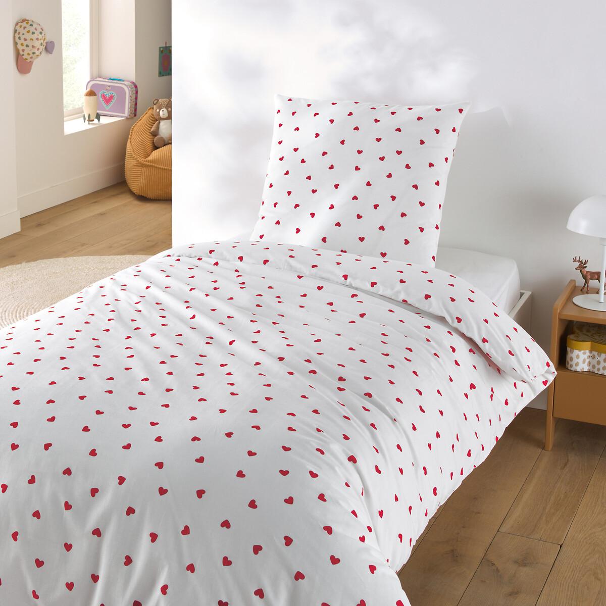 La Redoute Intérieurs Scacco Kinder Bettwäsche-Set 50% Recycling-Baumwolle  