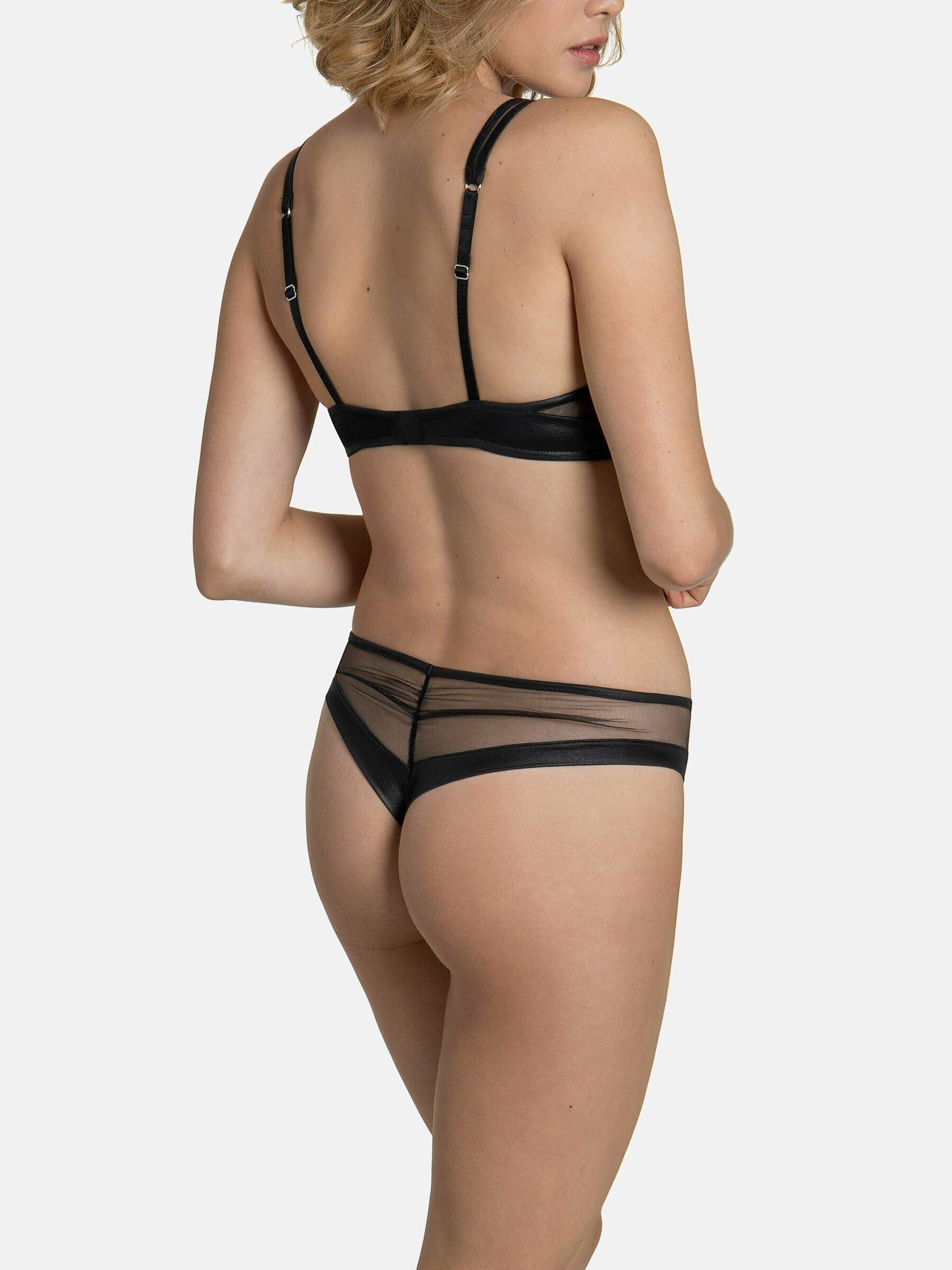 Image of Brasilianisch Illusion Damen Schwarz 40