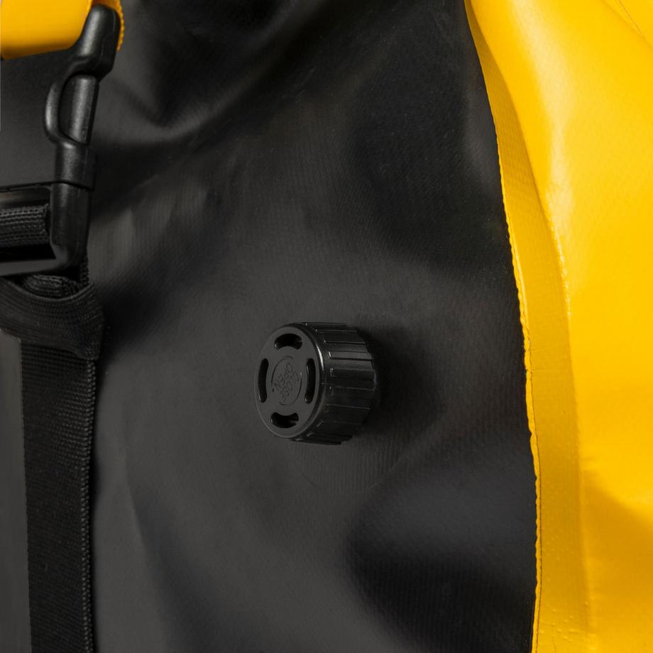 TRIBORD  Sac étanche duffle bag - sac de voyage 80L Jaune noir 