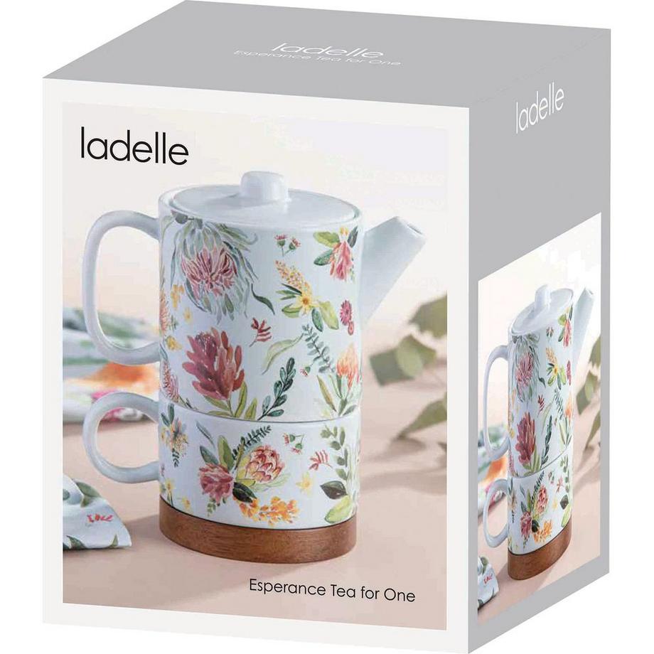 ladelle Théière  et tasse Esperance Tea For One en porcelaine  
