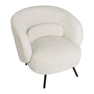 Beliani Fauteuil en Bouclé Moderne MAKELA  