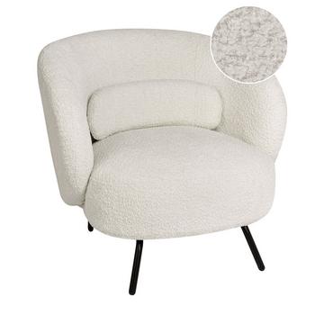 Fauteuil en Bouclé Moderne MAKELA