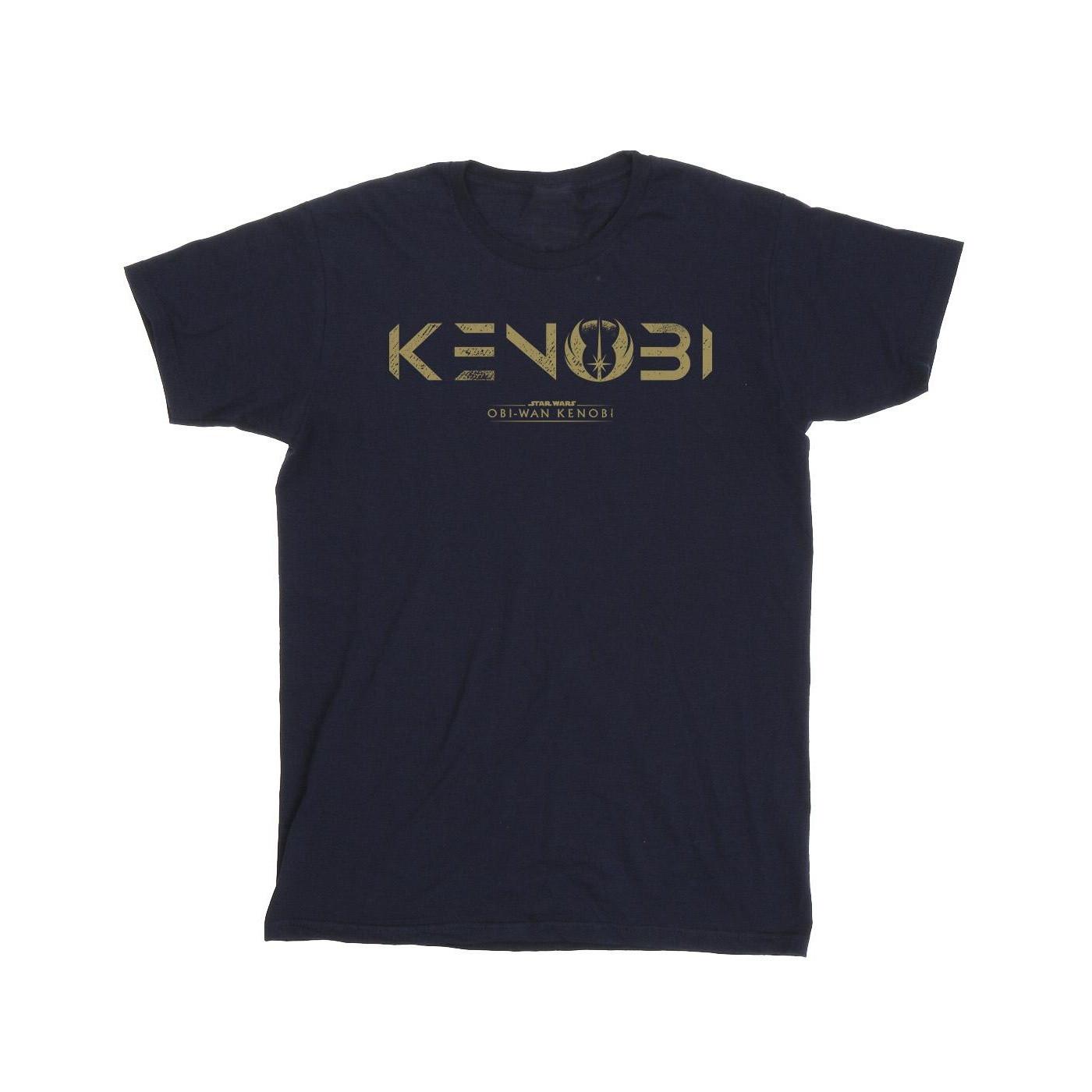 Image of Obiwan Kenobi Logo Tshirt Herren Marine M