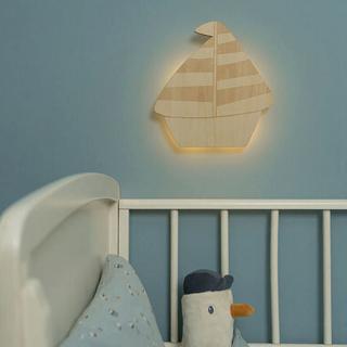 Little Dutch Wandlampe aus Holz Boot  