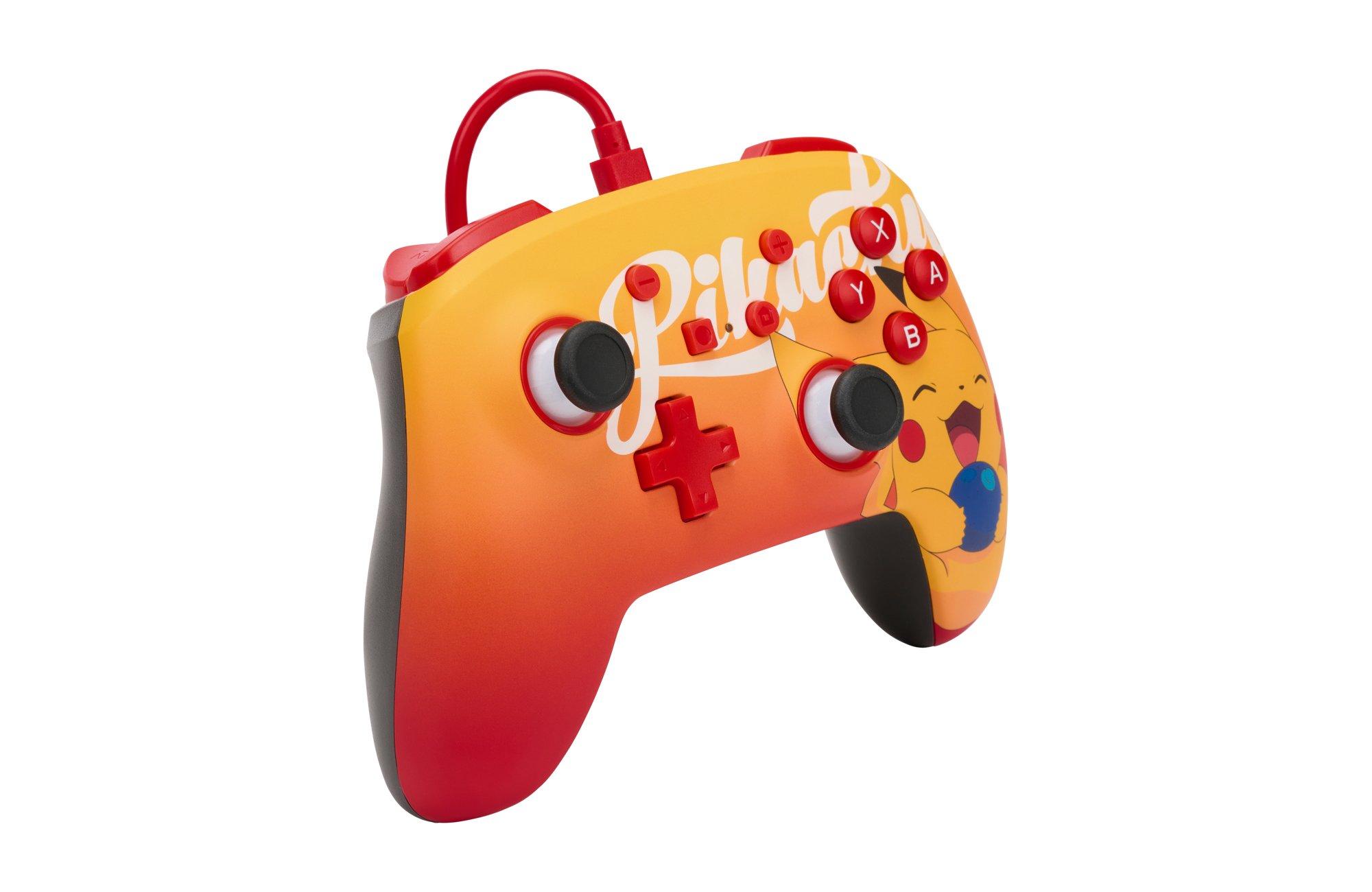 POWERA  1522784-01 accessoire de jeux vidéo Orange, Rouge USB Manette de jeu Analogique Nintendo Switch 