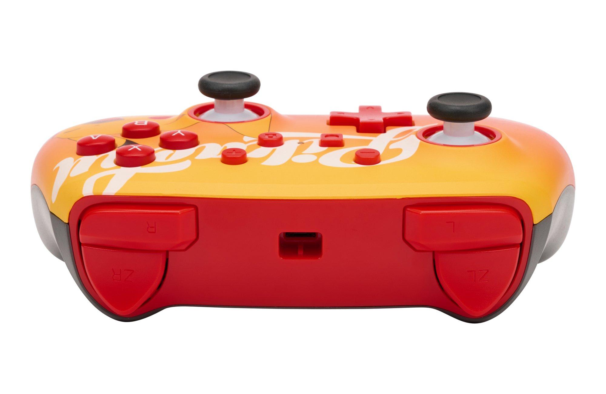 POWERA  1522784-01 accessoire de jeux vidéo Orange, Rouge USB Manette de jeu Analogique Nintendo Switch 