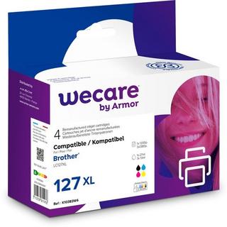 wecare  WECARE Multipack XL rebuilt CMYBK LC-127XLVAWE z.Brother DCP-J4110 27/3x13ml 